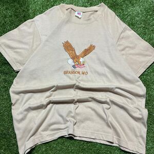 original sportswear Men's Tan and Cream T-shirt